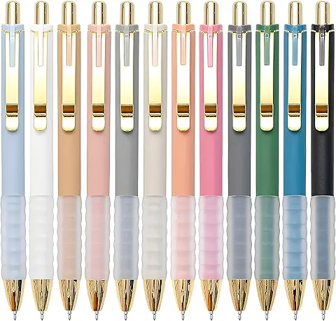 Assorted Color Ballpoint Pens - 12 Pack