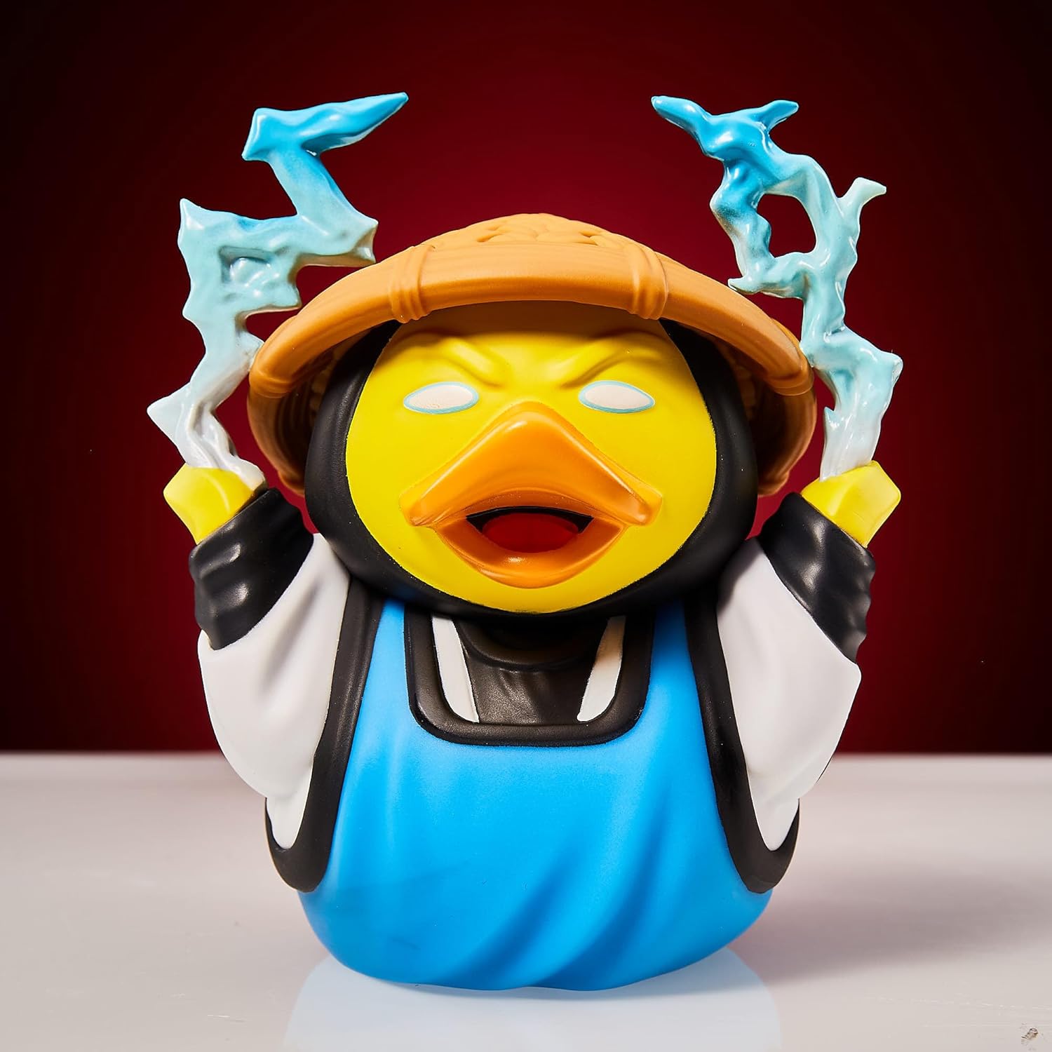 Electric Samurai Duck Figurine