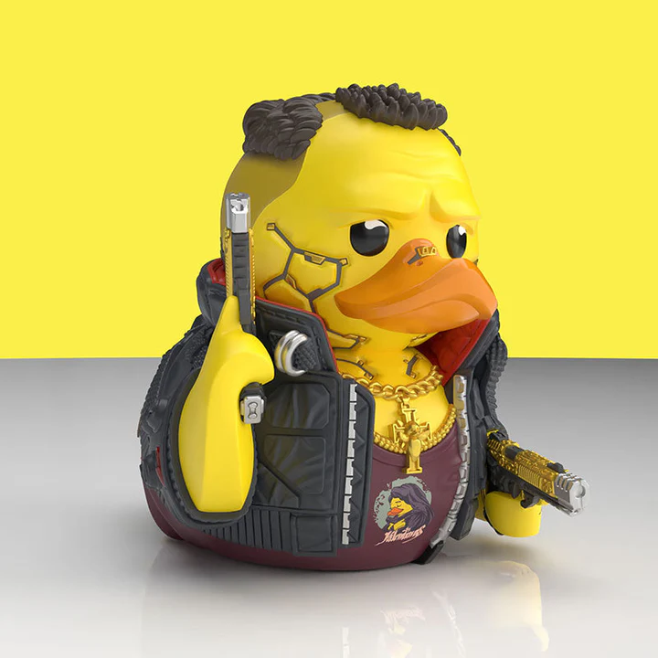 Cyberpunk Duck Figurine