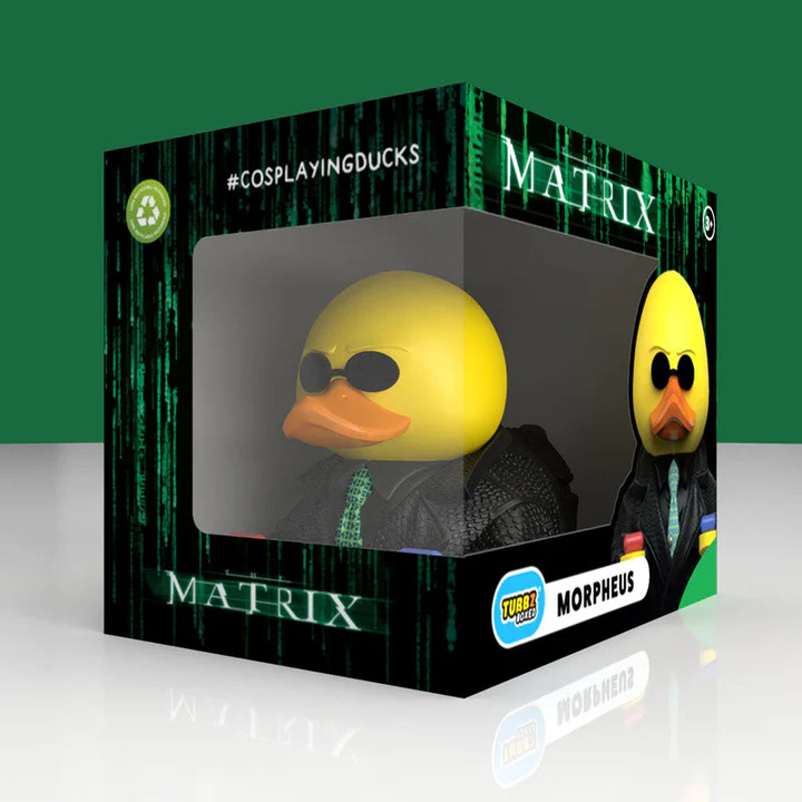 Matrix Morpheus Cosplaying Duck