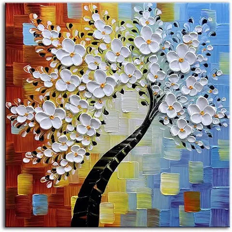 Handmade Floral Tree Wall Art