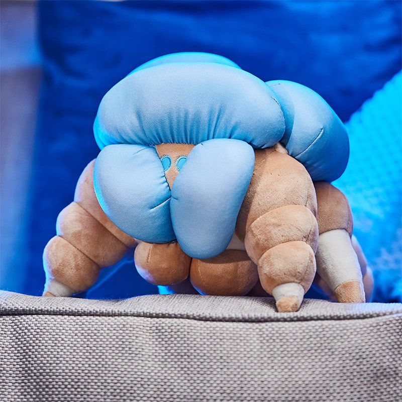 Cute Blue and Brown Plush Toy