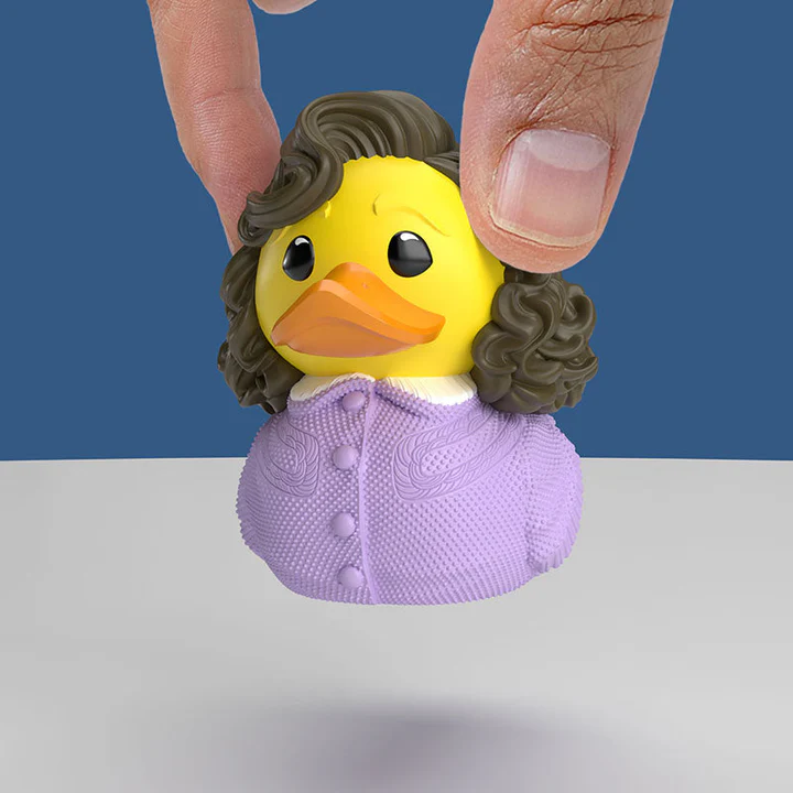 Curly-Haired Duck Toy