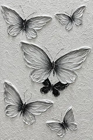 Butterfly Relief Wall Art