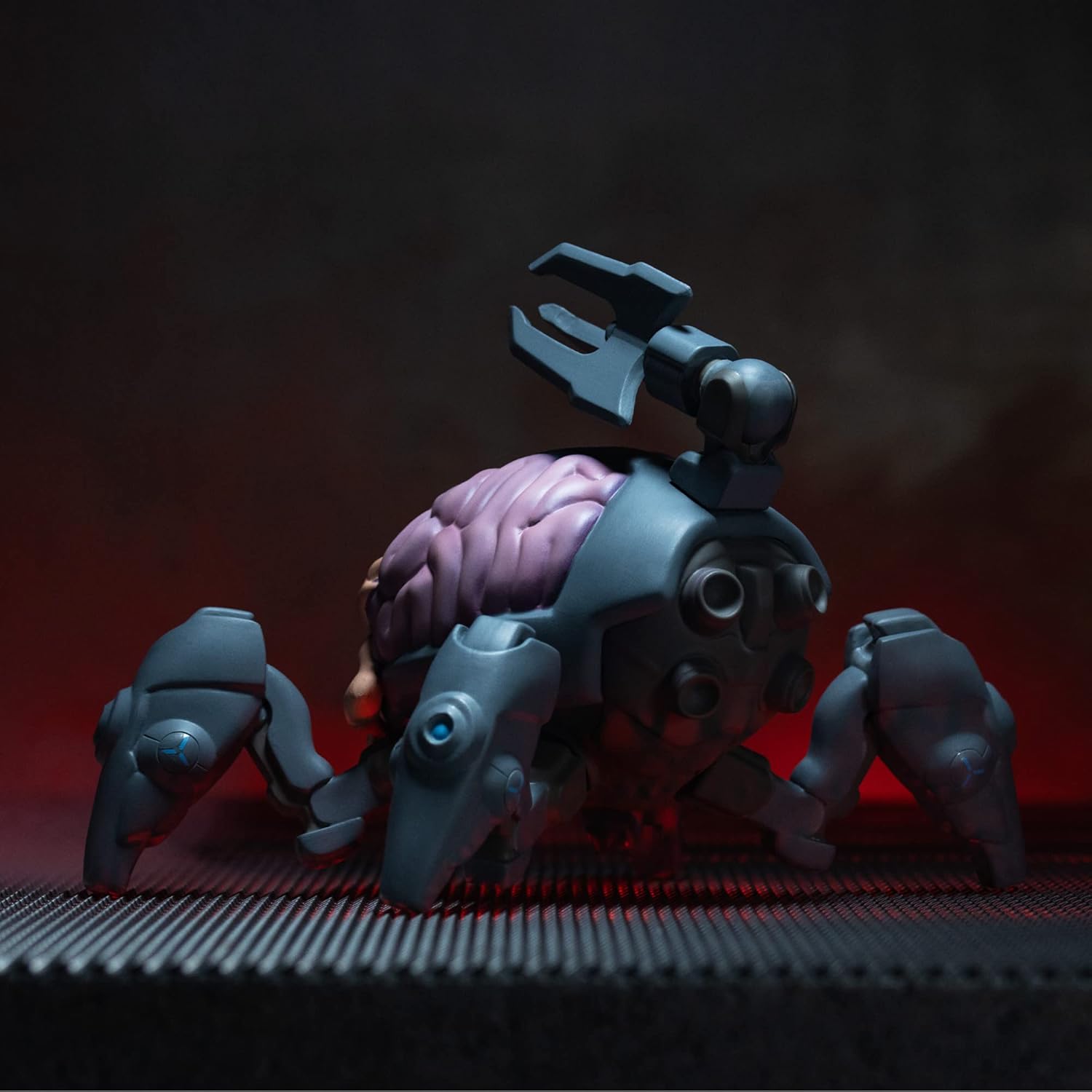 Cybernetic Brain Spider Figurine