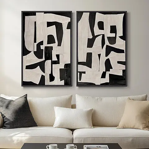 Set of Abstract Wall Art Paintings