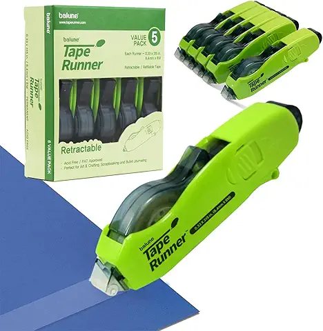 Balune Retractable Tape Runner Value Pack