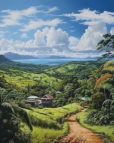 Rural Landscape Painting