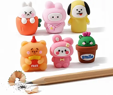 Cute Cartoon Eraser Set