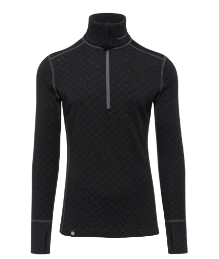 Merino Xtreme Vyriški Termo Marškinėliai Aukštu Kaklu Su 1/2 Užtrauktuku