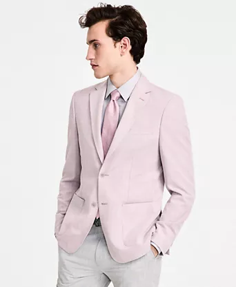 Light Pink Men's Suit Jacket
