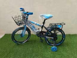 12″ Kids Bicycle – Green/Black Size 12 Children’s Bike with Front Basket & Training Wheels (Ages 2‑5)BMX Bicycle