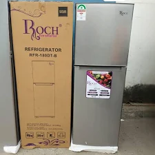 Roch Fridge 134L Direct Cool Top-Mounted Freezer Double Door RFR-180DT-B