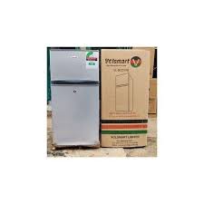 Silver Volsmart 108 litres double door refrigerator
