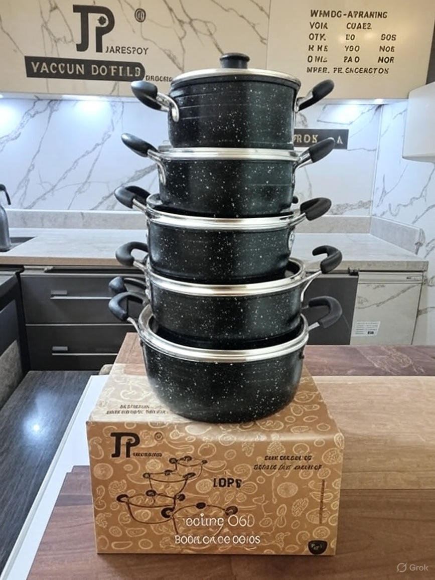 JP Cookware 14/10 -Piece Non-Stick Set