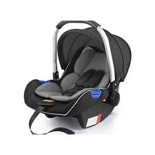 Infant Rear‑Facing Car Seat with Carry Handle – Grey/Black Travel System Baby Carrier & Vehicle Base