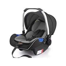 Infant Rear‑Facing Car Seat with Carry Handle – Grey/Black Travel System Baby Carrier & Vehicle Base