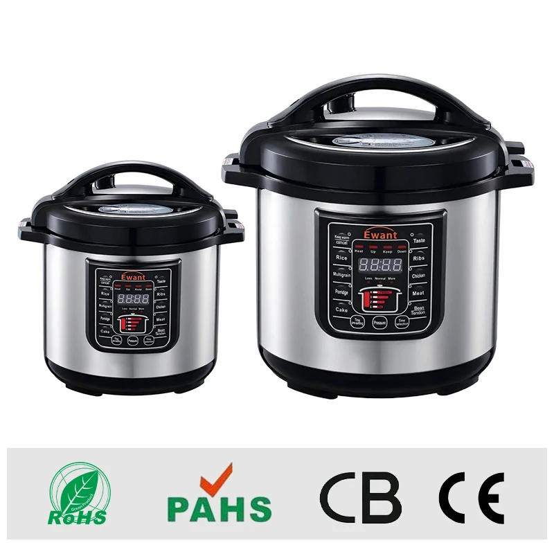  6L Electrical Pressure Cooker - Stainless Steel