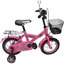 12″ Kids Bicycle – Size 12 Children’s Bike with Training Wheels & Front Basket (Pink Edition)”