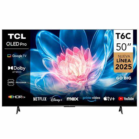 TCL 50" T6C QLED 4K Smart TV