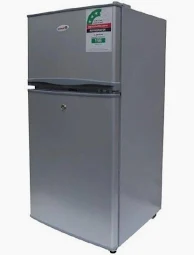 Silver Volsmart 108 litres double door refrigerator