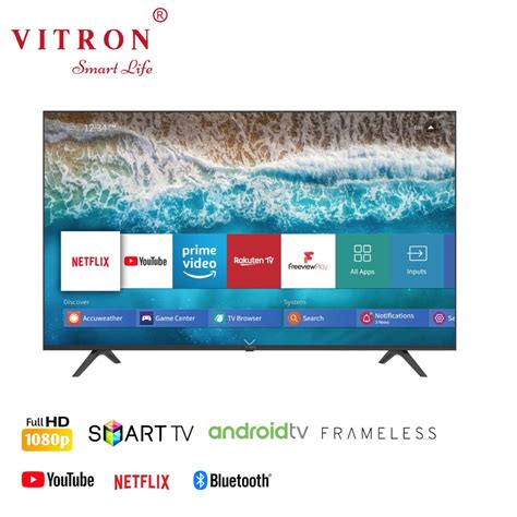 Vitron 40″ Smart Android Frameless TV