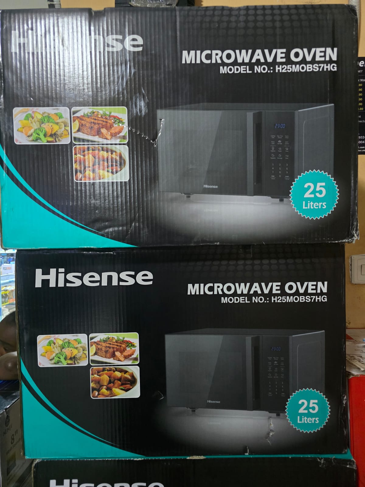 25 -liter Hisense Microwave Oven H25MOBS7HG