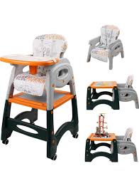 Multi-Functional Baby High Chair – Adjustable Feeding Chair with Removable Tray, Reclining Seat & Play Table (for Infants & Toddlers)