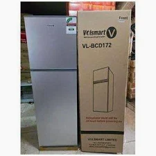 Silver Volsmart 172litres double door refrigerator 