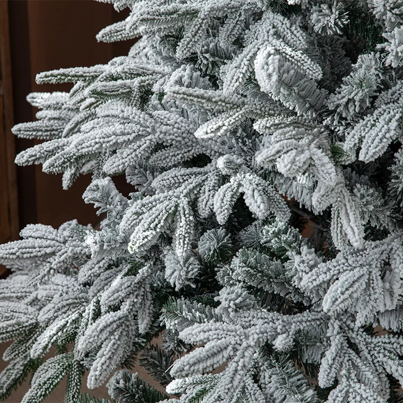 Artificial Snow Flocked Christmas Tree