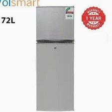 Silver Volsmart 172litres double door refrigerator 