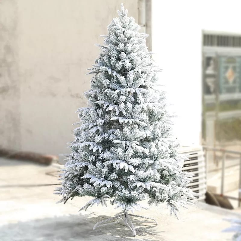 Artificial Snow Flocked Christmas Tree
