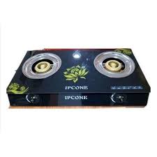 Ipcone Cooker 2 Burner - Glass Top And Gas Stove Double Burner.