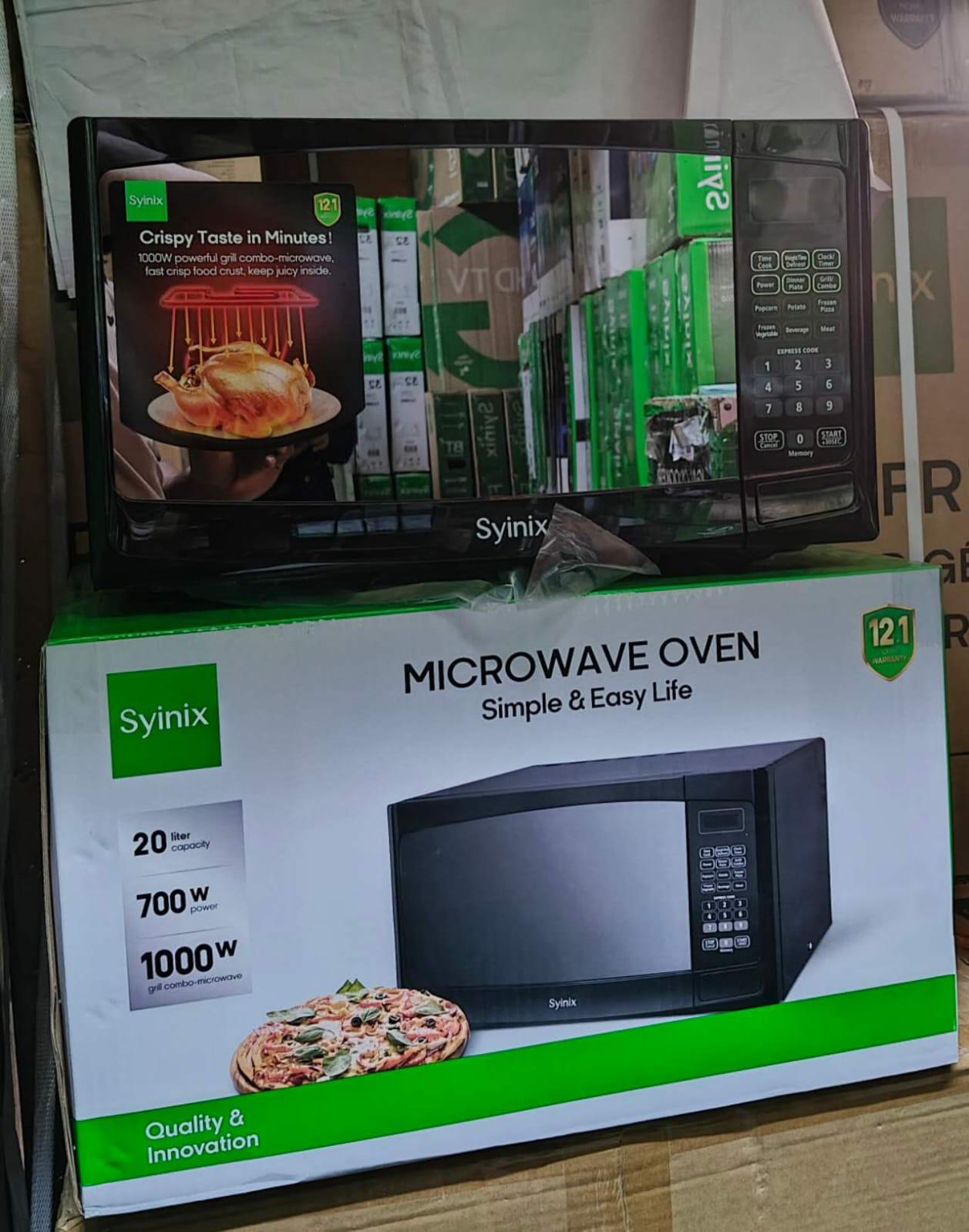 Syinix digital microwave 20L with GRILL.