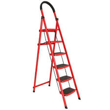 “Heavy Duty Step Ladder 5 & 6 Tier – Sturdy, Non-Slip, and Foldable for Easy Storage