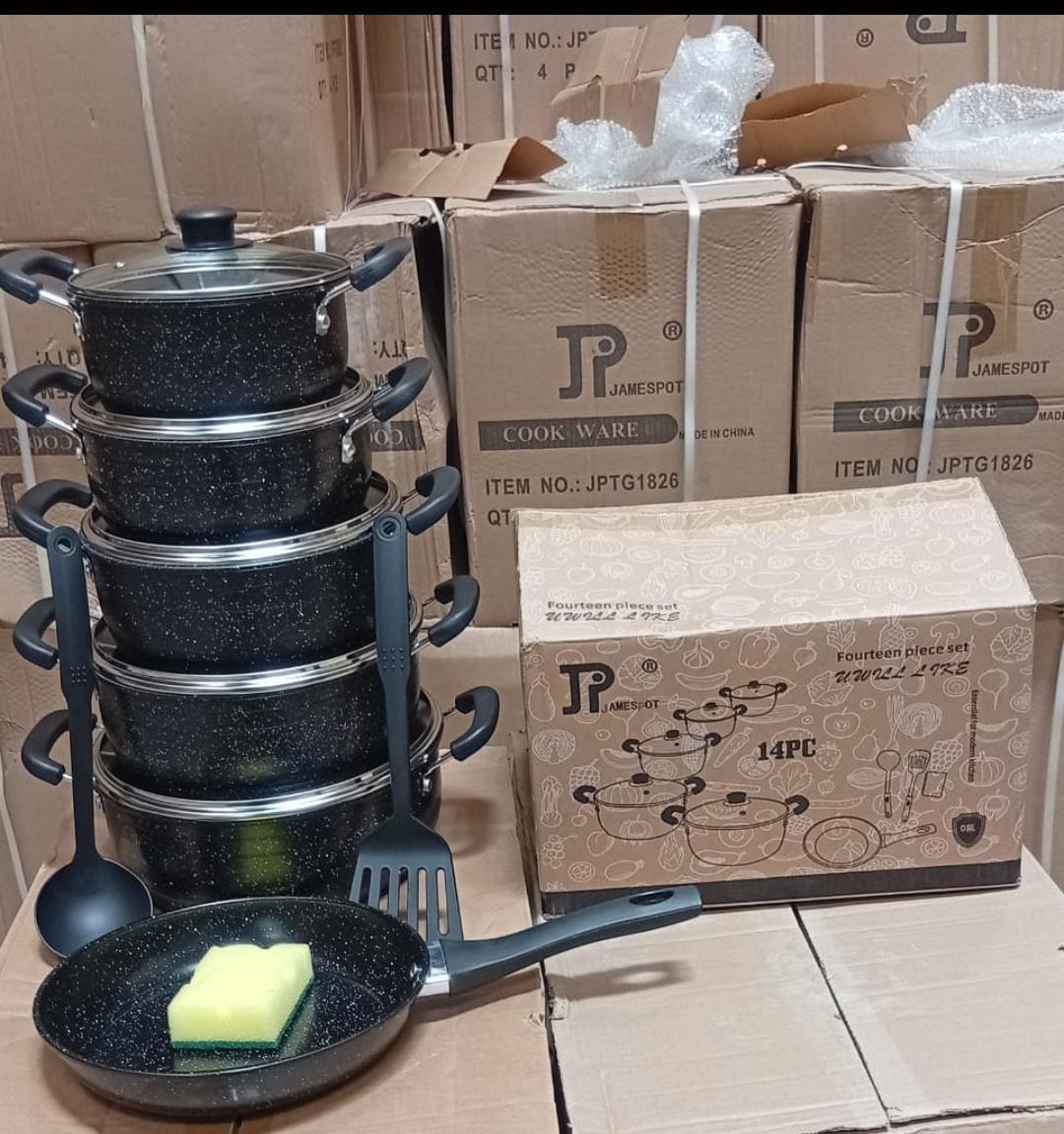 JP Cookware 14/10 -Piece Non-Stick Set