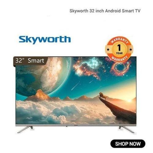 Skyworth 32" Inch Smart & Digital Android Television,Bluetooth-Netflix