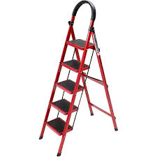 “Heavy Duty Step Ladder 5 & 6 Tier – Sturdy, Non-Slip, and Foldable for Easy Storage