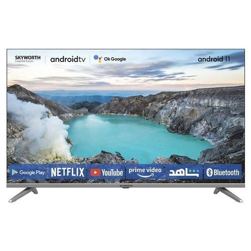 Skyworth 43" Inch Frameless,Bluetooth-Enabled/ Smart Android 11,Google Playstore .