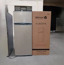 Silver Volsmart 138litres double door refrigerator 