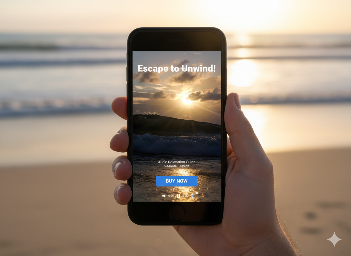 Sunrise Over the Waves – Cancún, Mexico