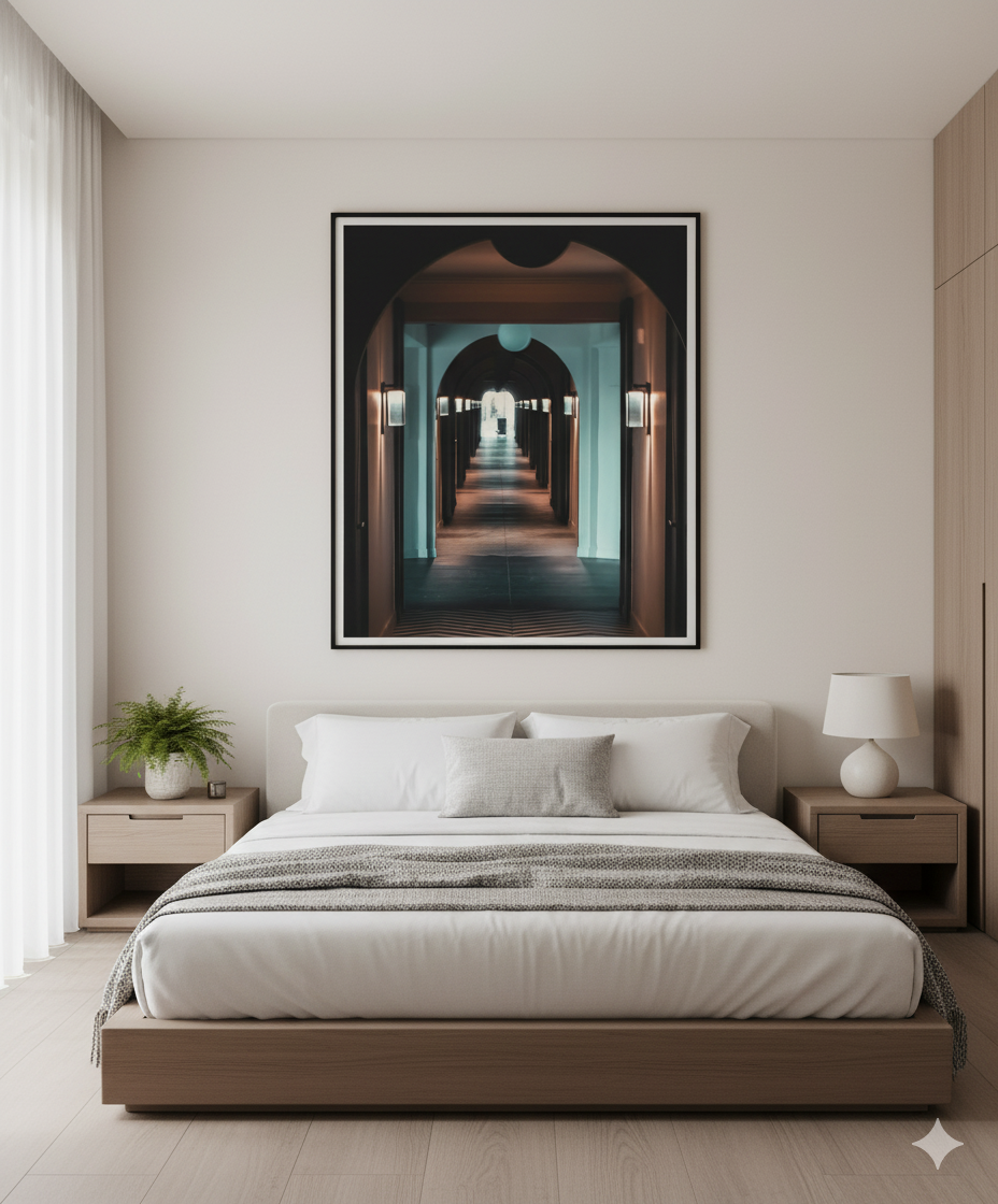 Quiet Morning Hallway – Cancún, Mexico