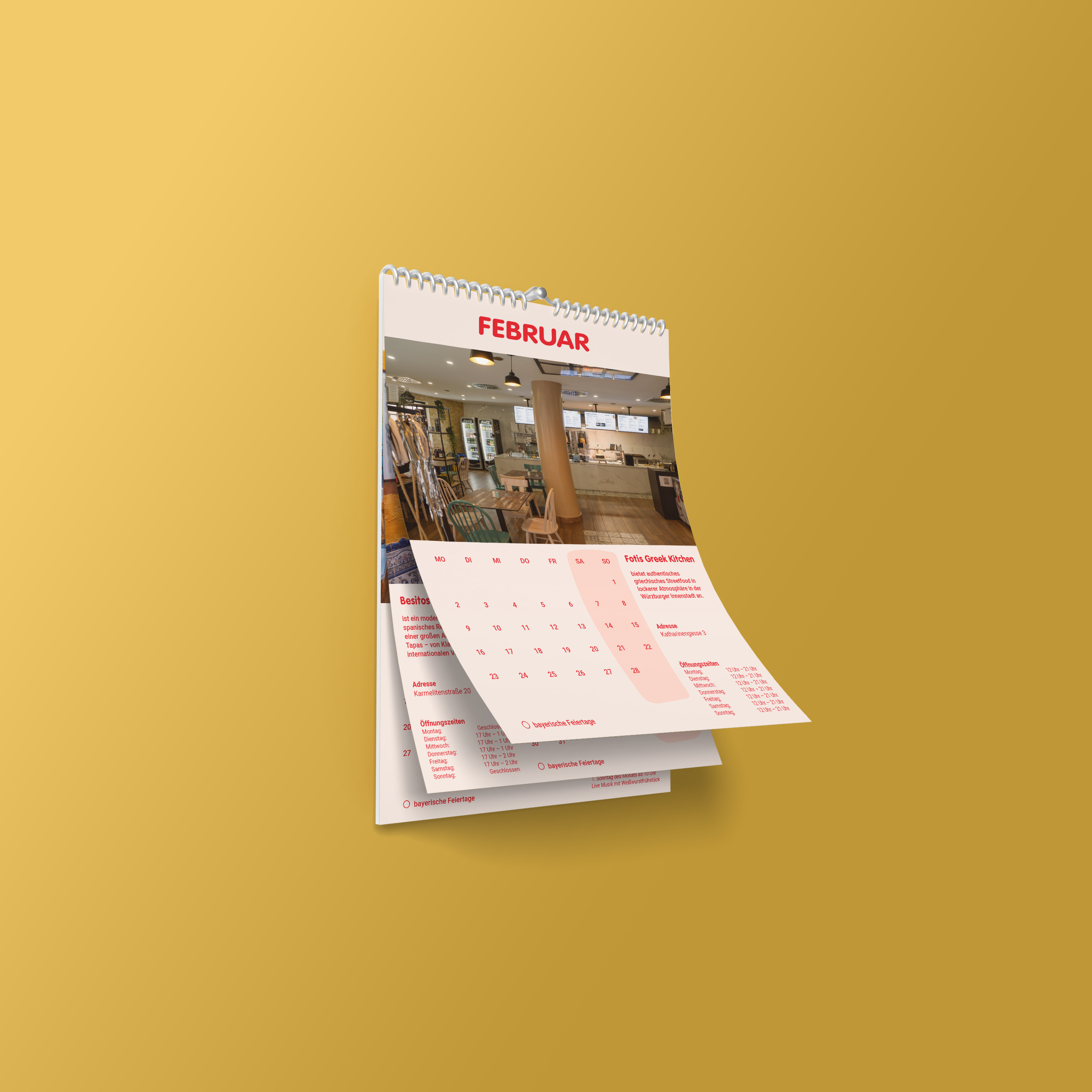 Gastrokalender 2026 - Würzburg