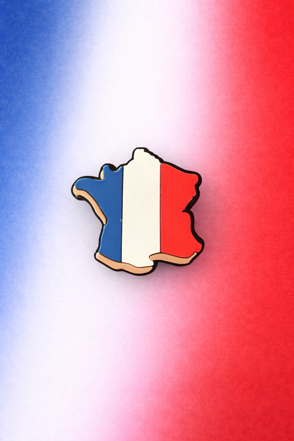 Charms Carte de France Tricolore