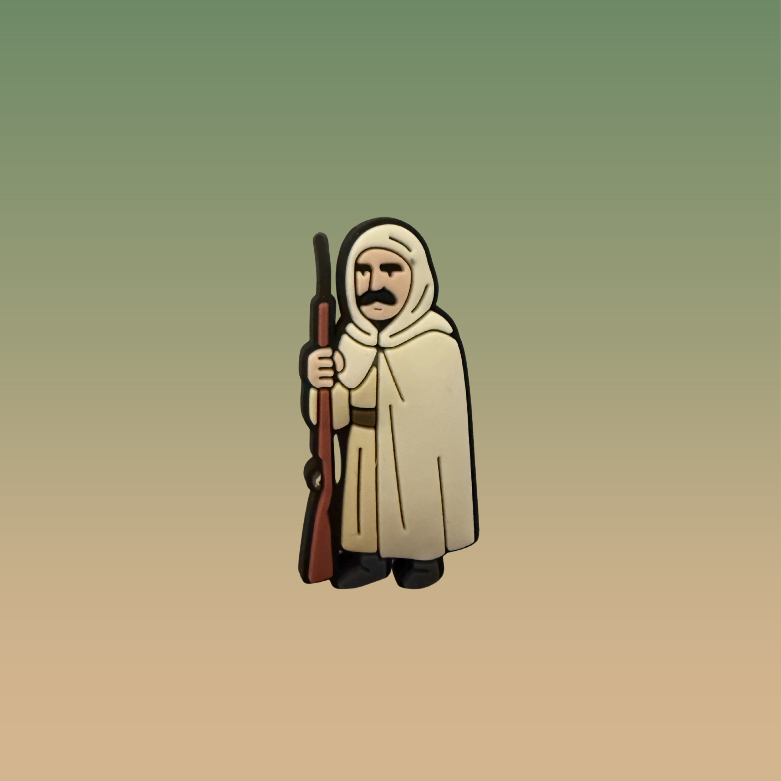 🇩🇿  Charms Guerrier Algérien – Charme Traditionnel pour Crocs