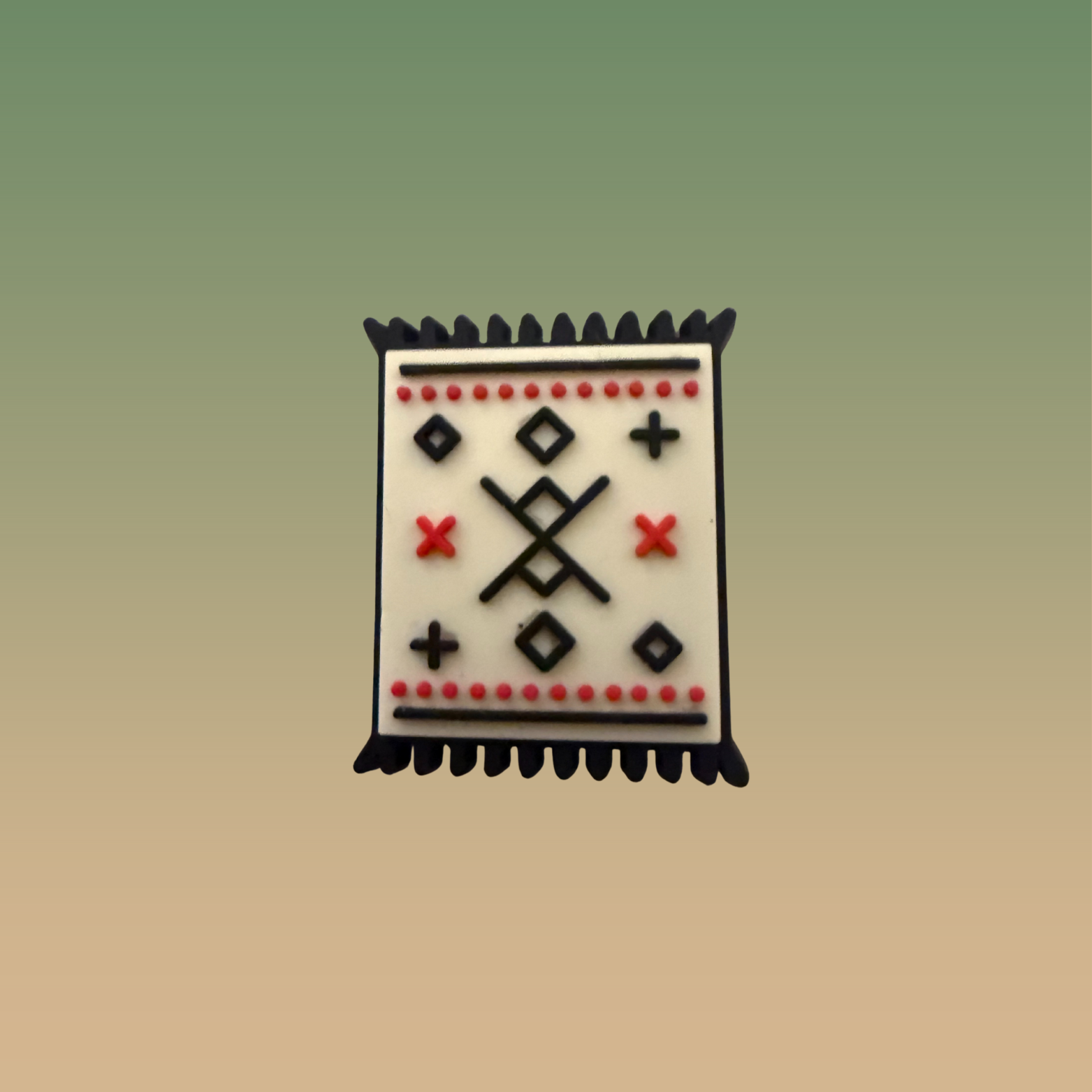 🧿  Charms Tapis Berbère – Charme Traditionnel du Maghreb pour Crocs