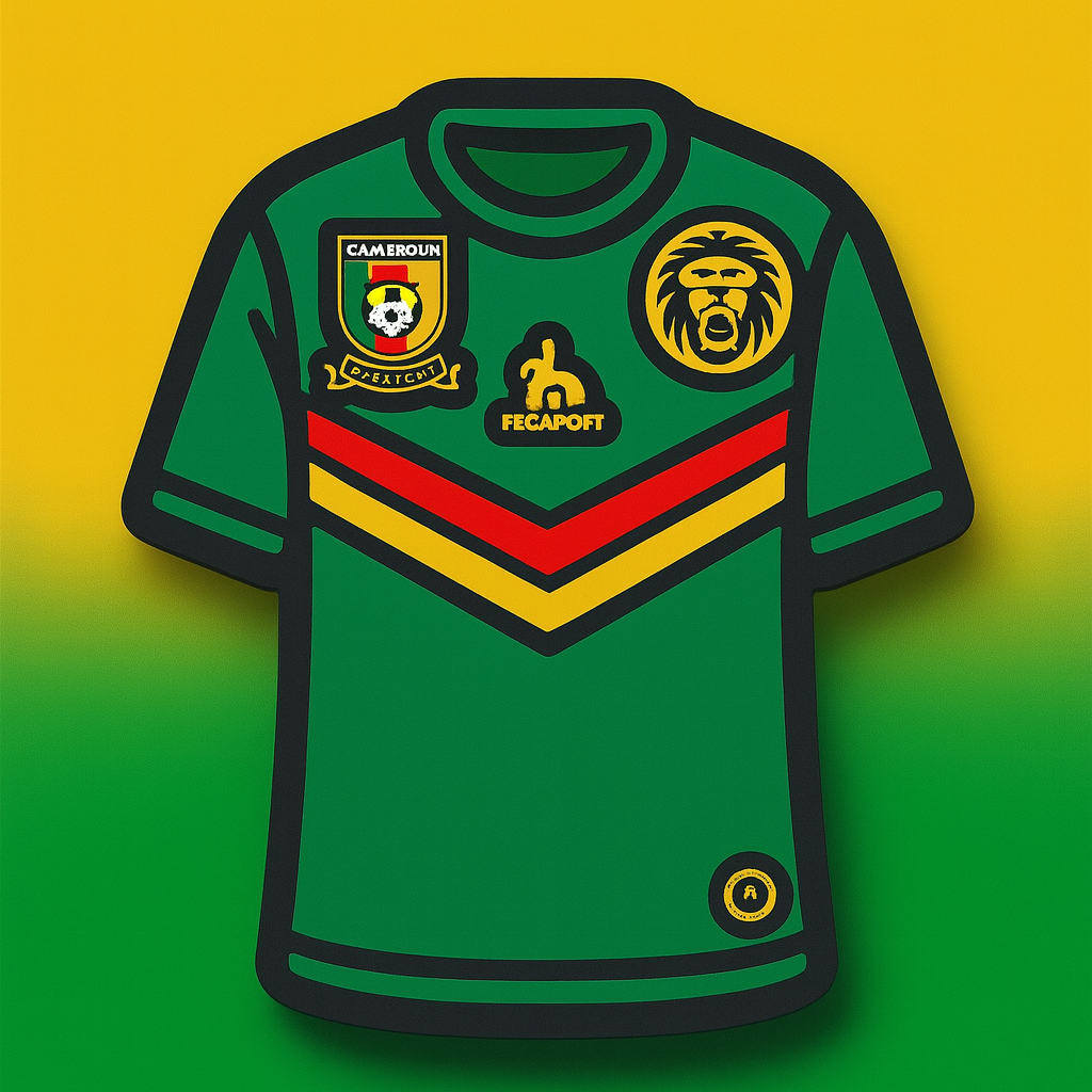 🇨🇲 Charms Maillot de l'équipe du Cameroun