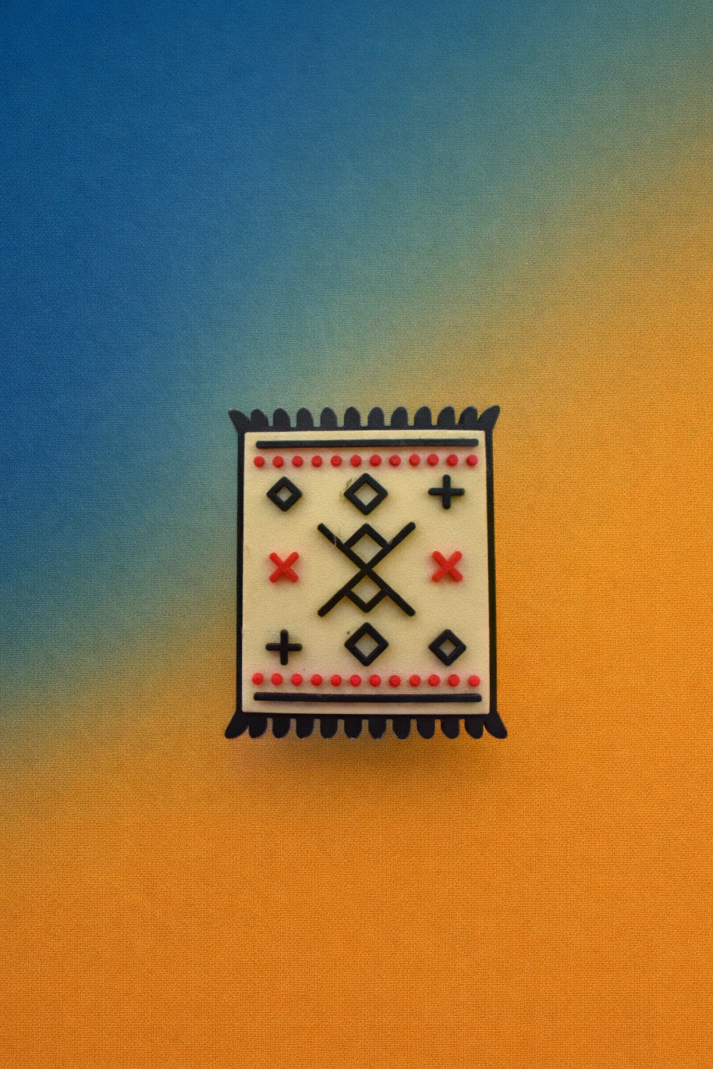 🧿  Charms Tapis Berbère – Charme Traditionnel du Maghreb pour Crocs