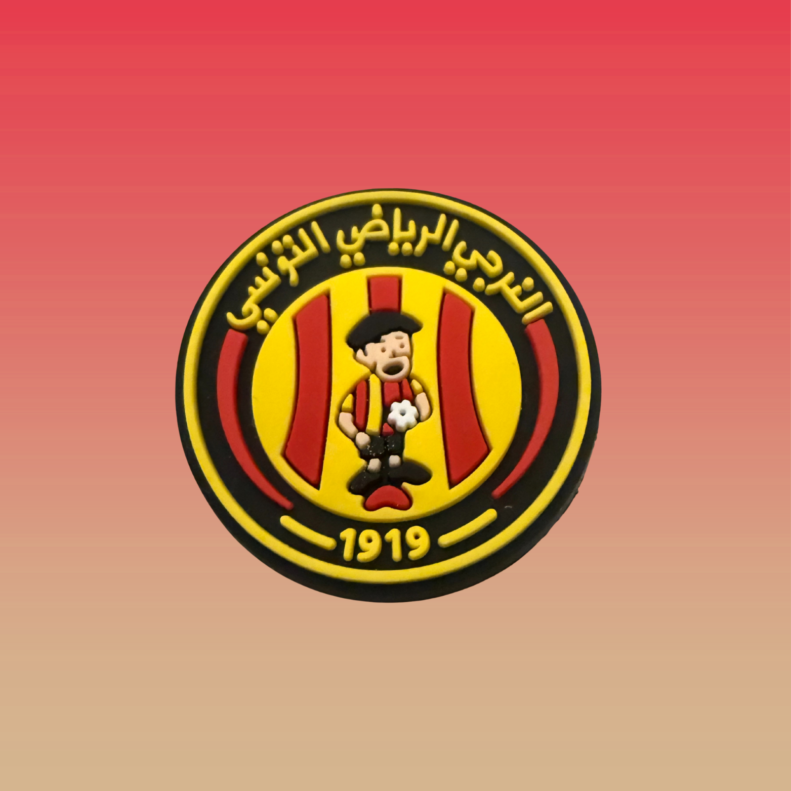 🟡🔴  Charms Espérance Sportive de Tunis – Charme Officiel pour Crocs