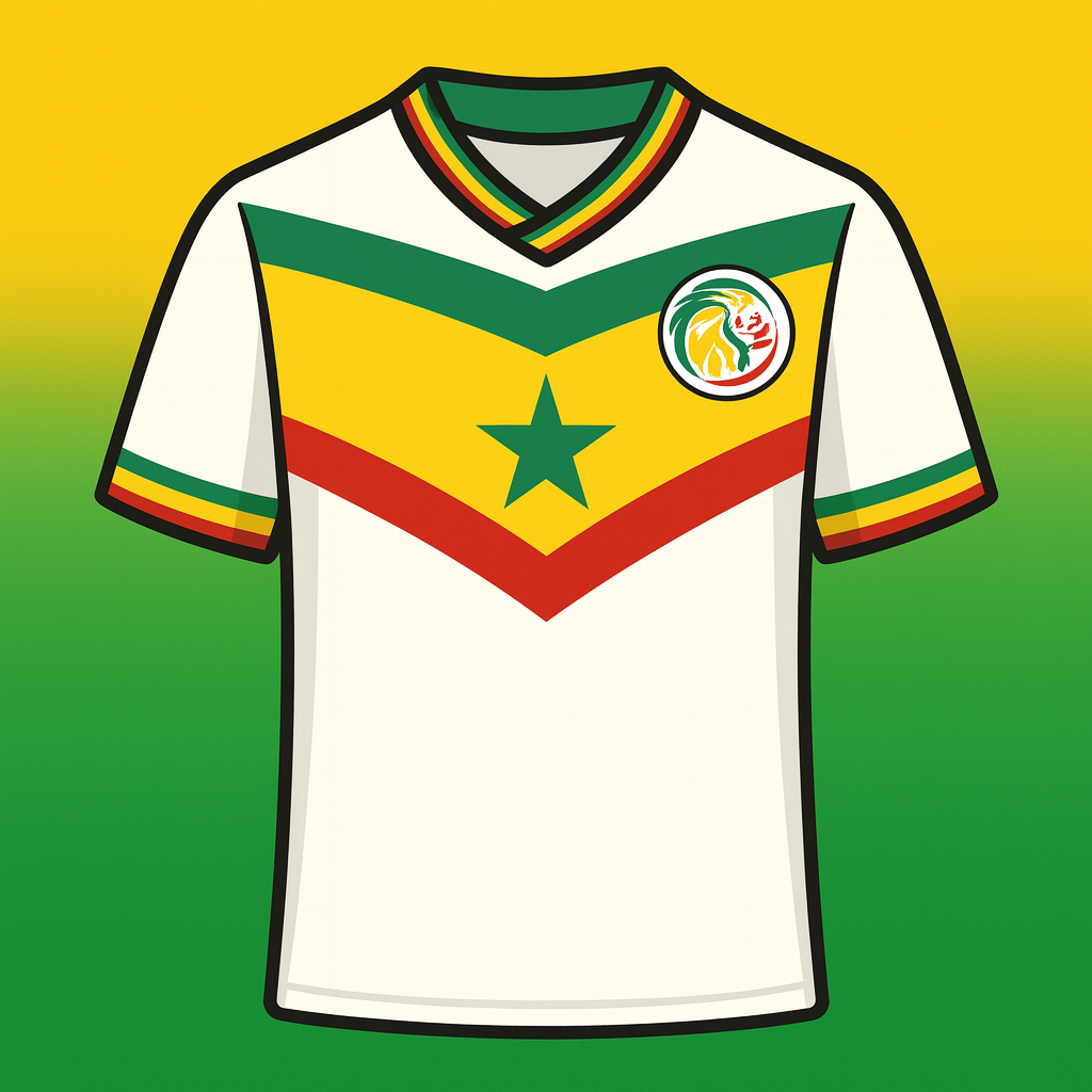 🇸🇳 Charms Maillot de l'équipe Sénégalaise